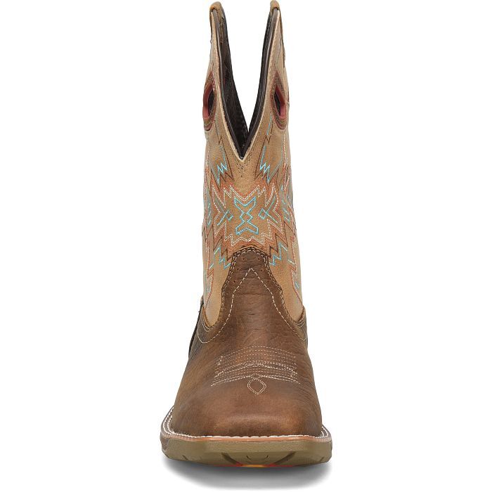 Double H Men's Clem Western Boot in Brown