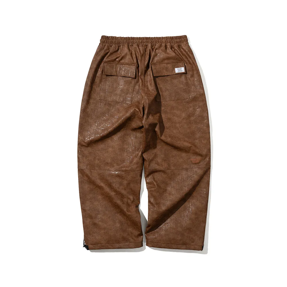 DS x BSRBT Leather Snow Pant Brown