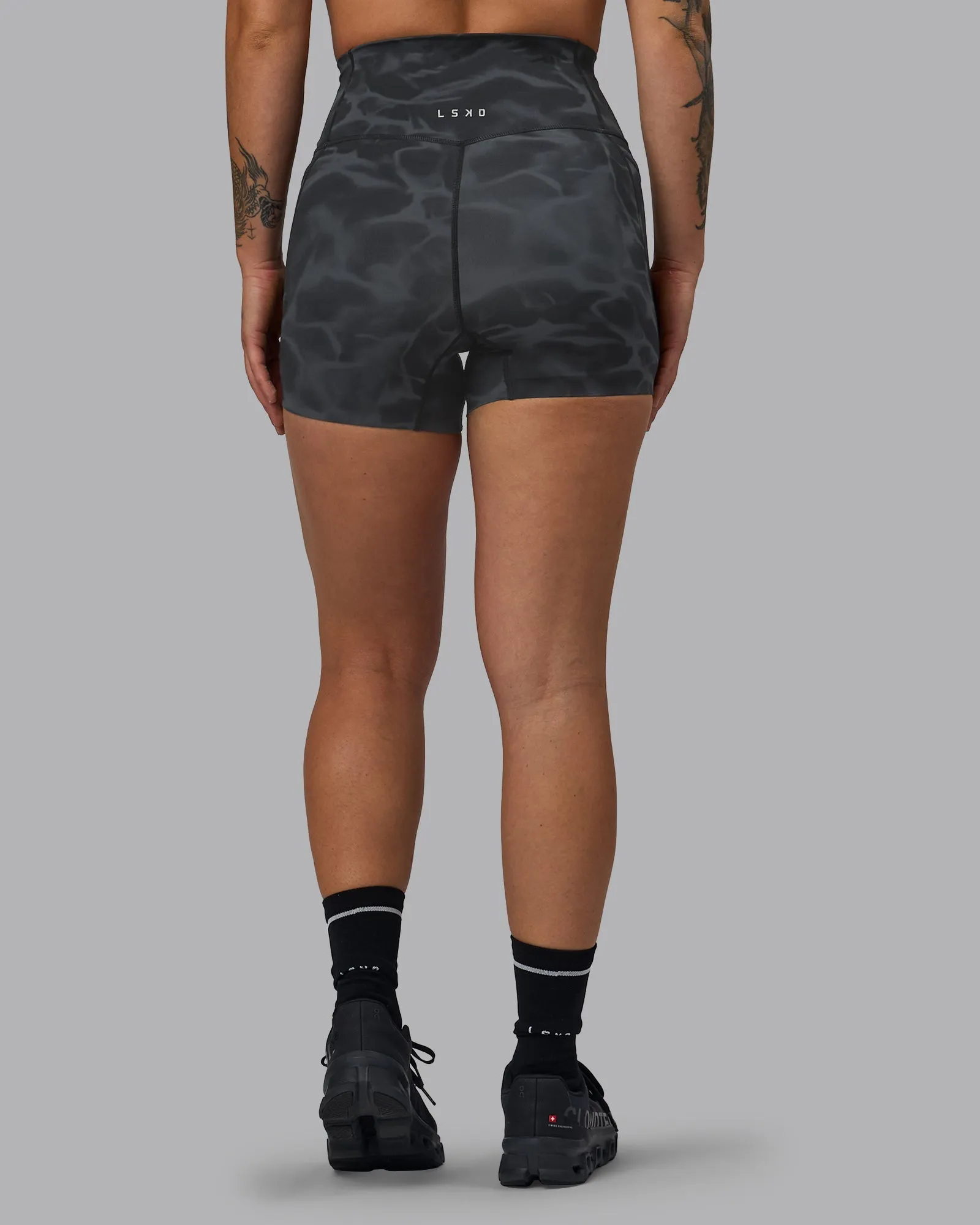 Elixir X-Length Shorts With Pockets - Tranquil-Black