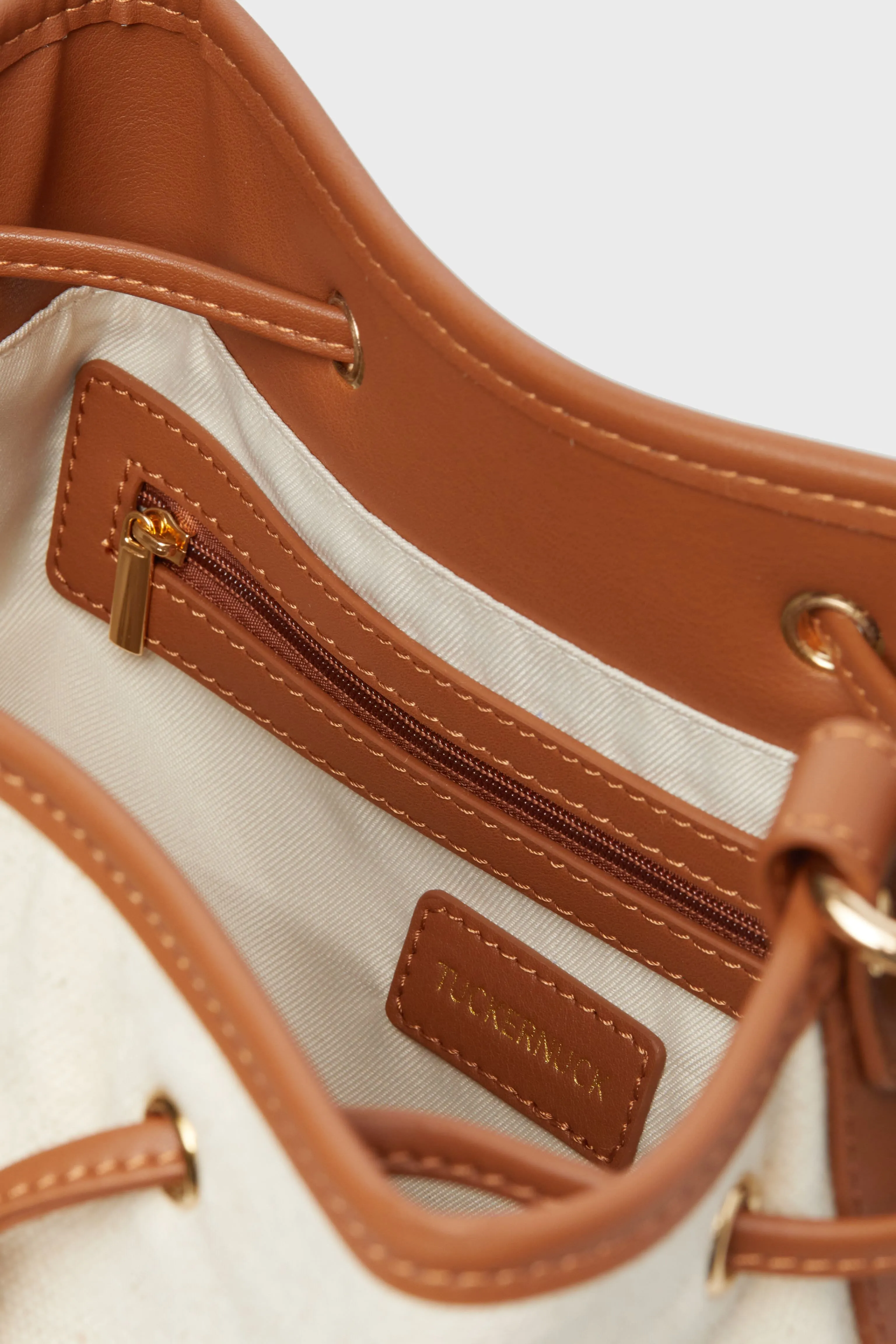 Emmett Mini Canvas Bucket Bag