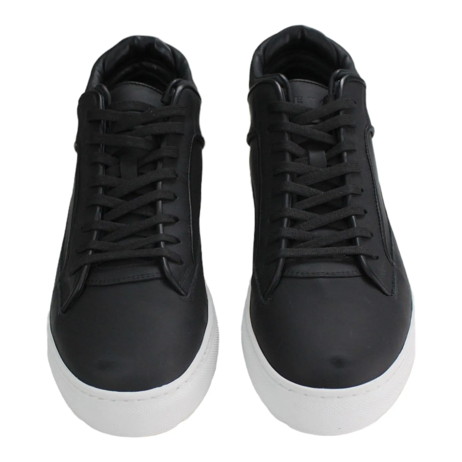 E.T.Q. Black Mid Top 2 Sneaker