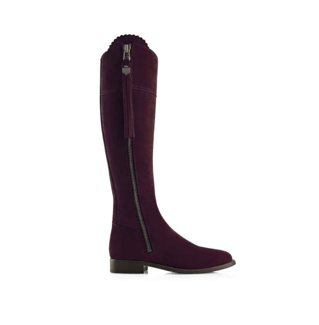 Fairfax And Favor Regina Suede Boot Plum