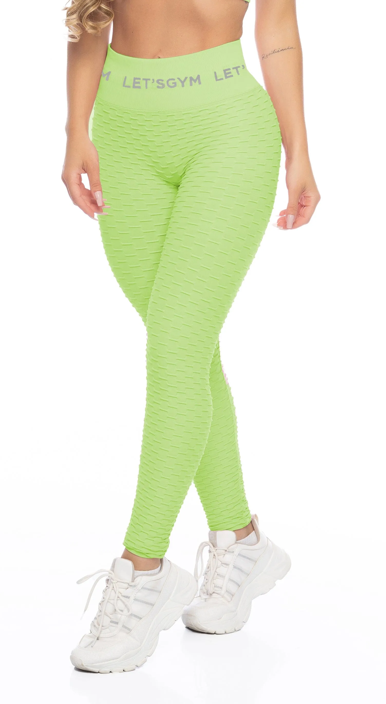 Flawless Seamless Leggings - Lime