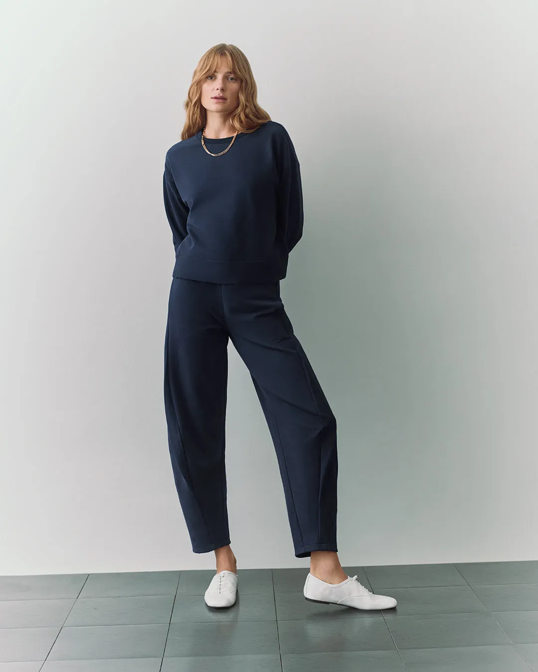 Fleece Barrel Pant