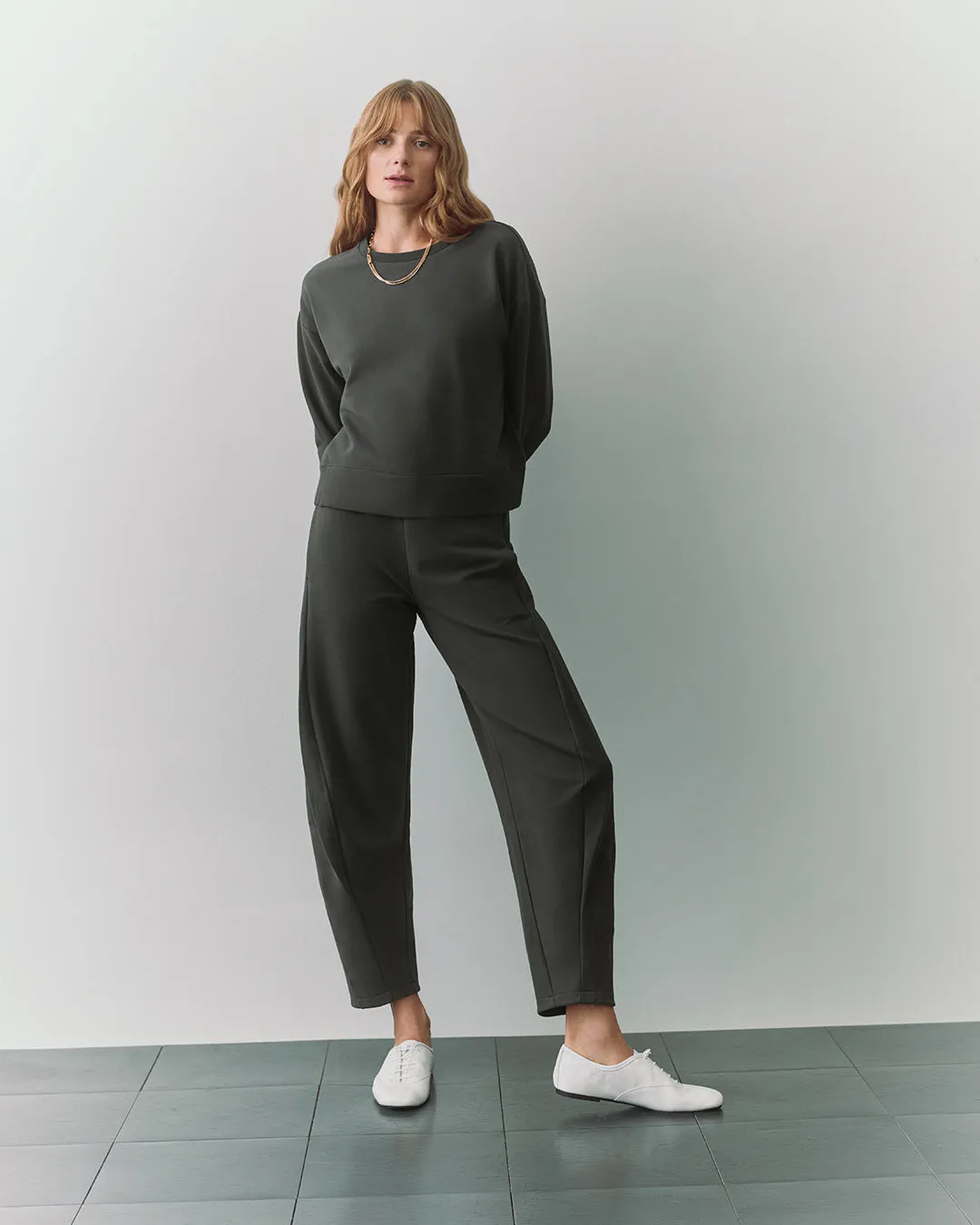 Fleece Barrel Pant