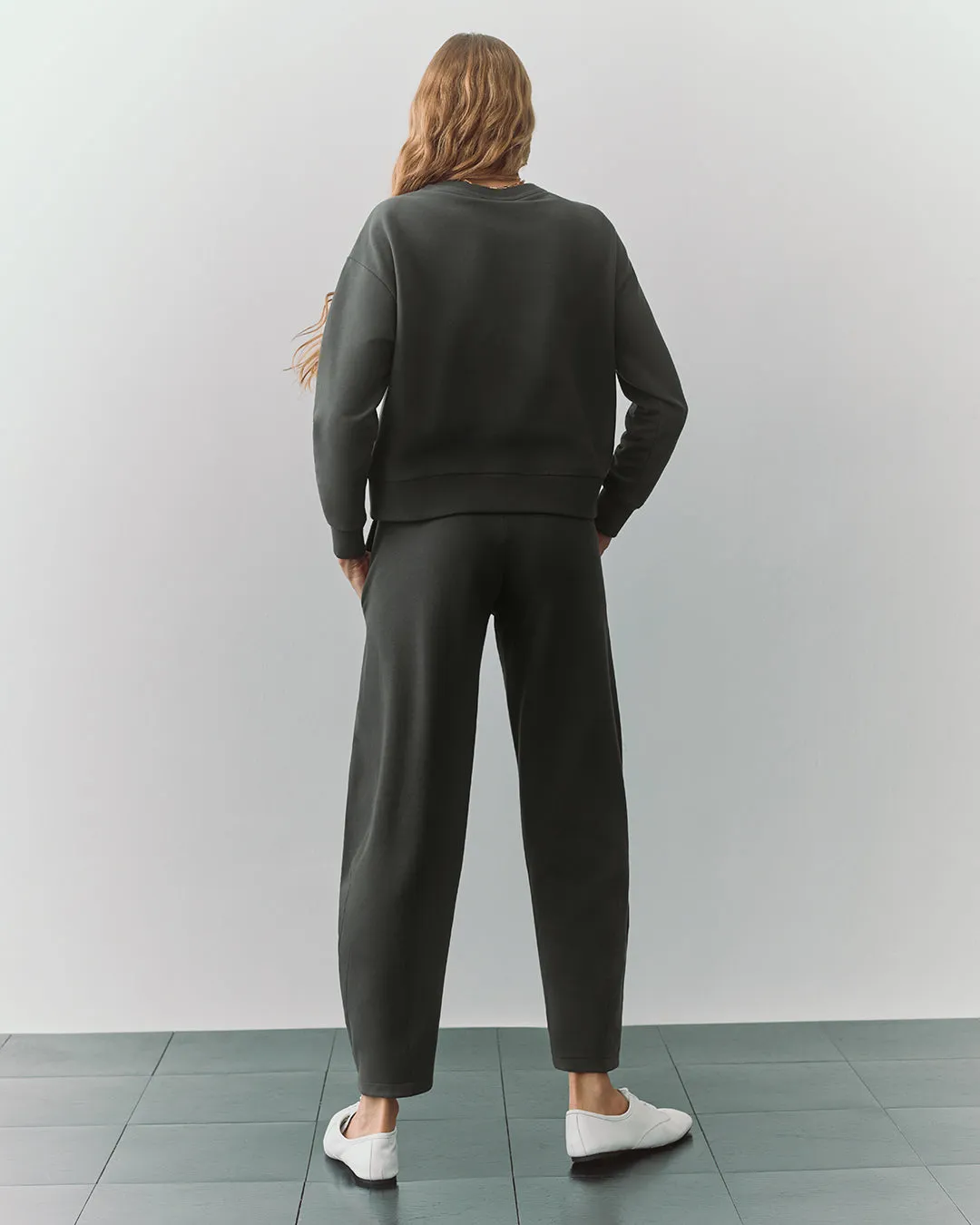 Fleece Barrel Pant