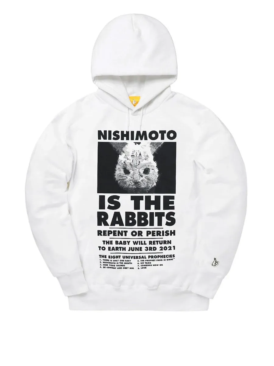 #FR2 Fxxking Rabbits x Nishimoto Is The Mouth Hoody - White