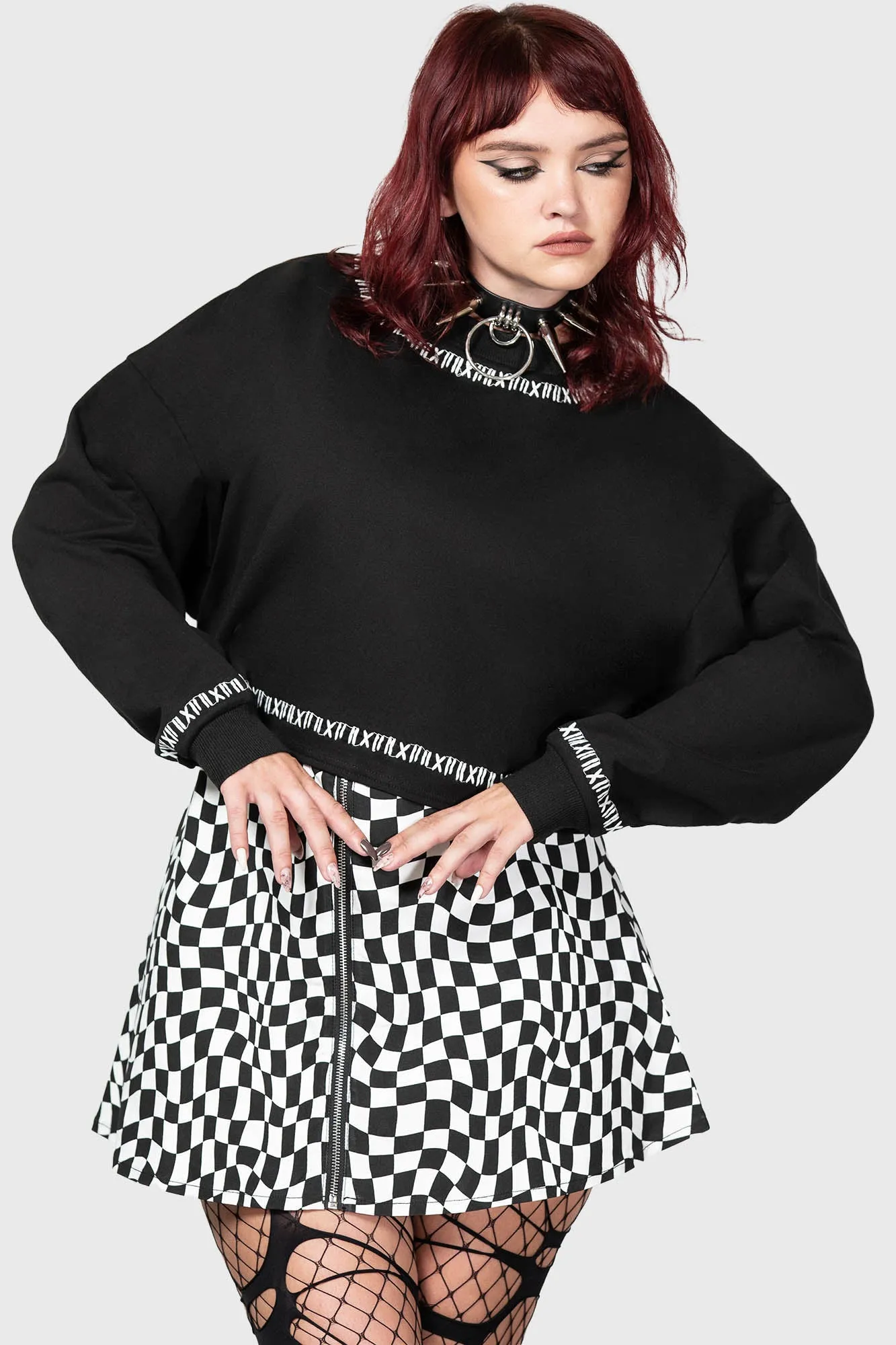 Fright N Terror Crop Sweater