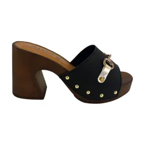 Gallo Shoes 250 Sandalo Donna Con Tacco Alta Nero