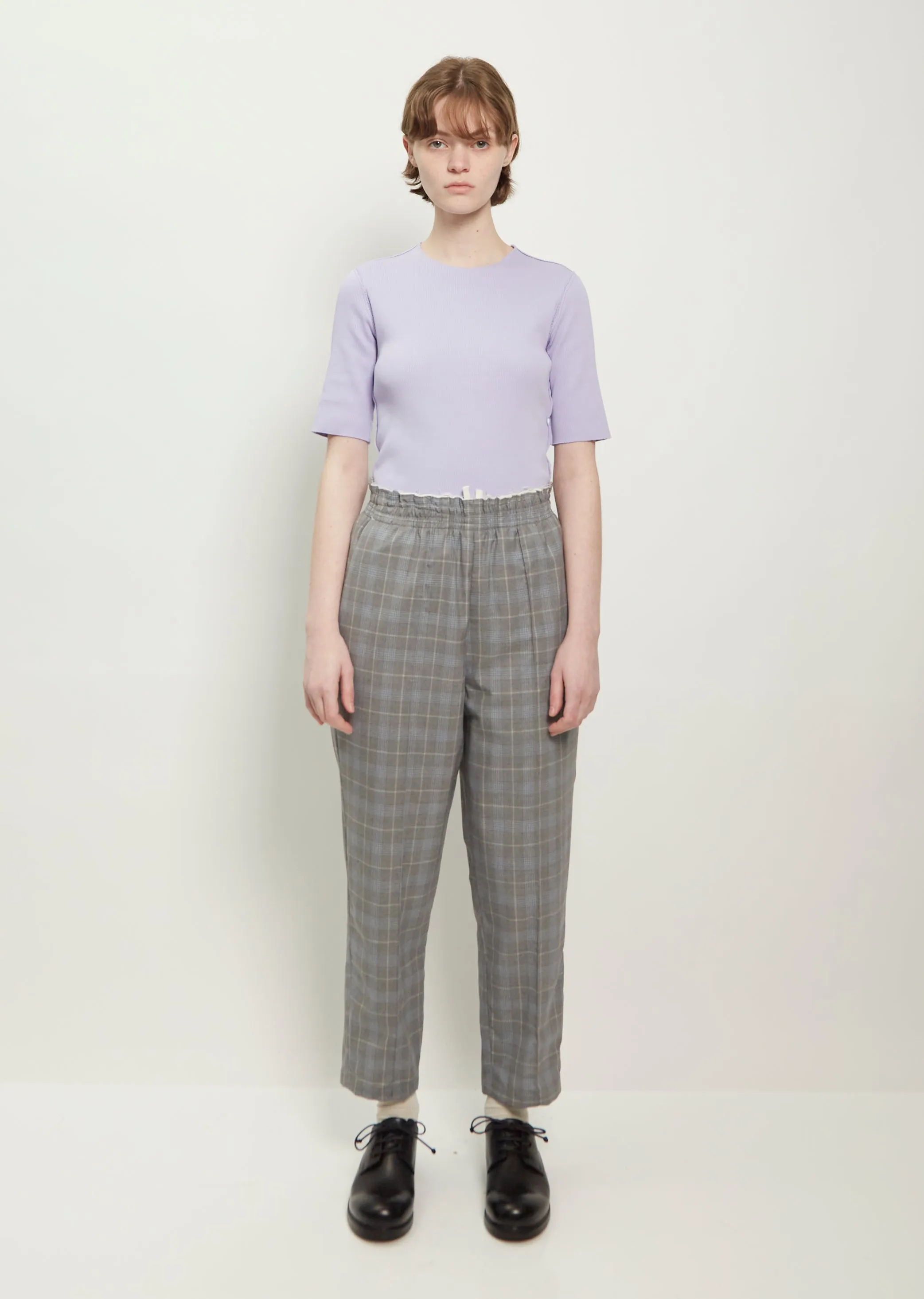 Grandma Pant — Grey Check