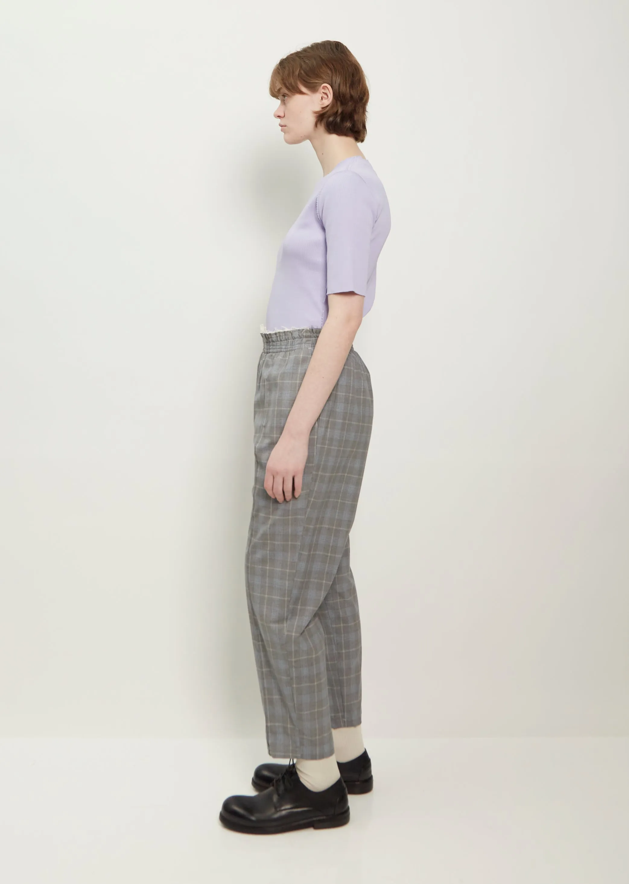 Grandma Pant — Grey Check