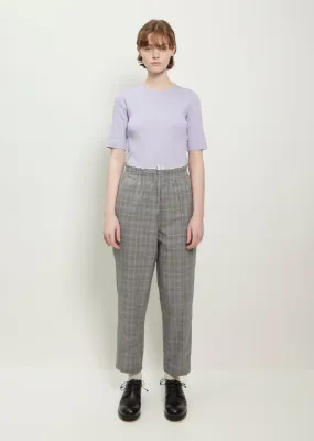 Grandma Pant — Grey Check