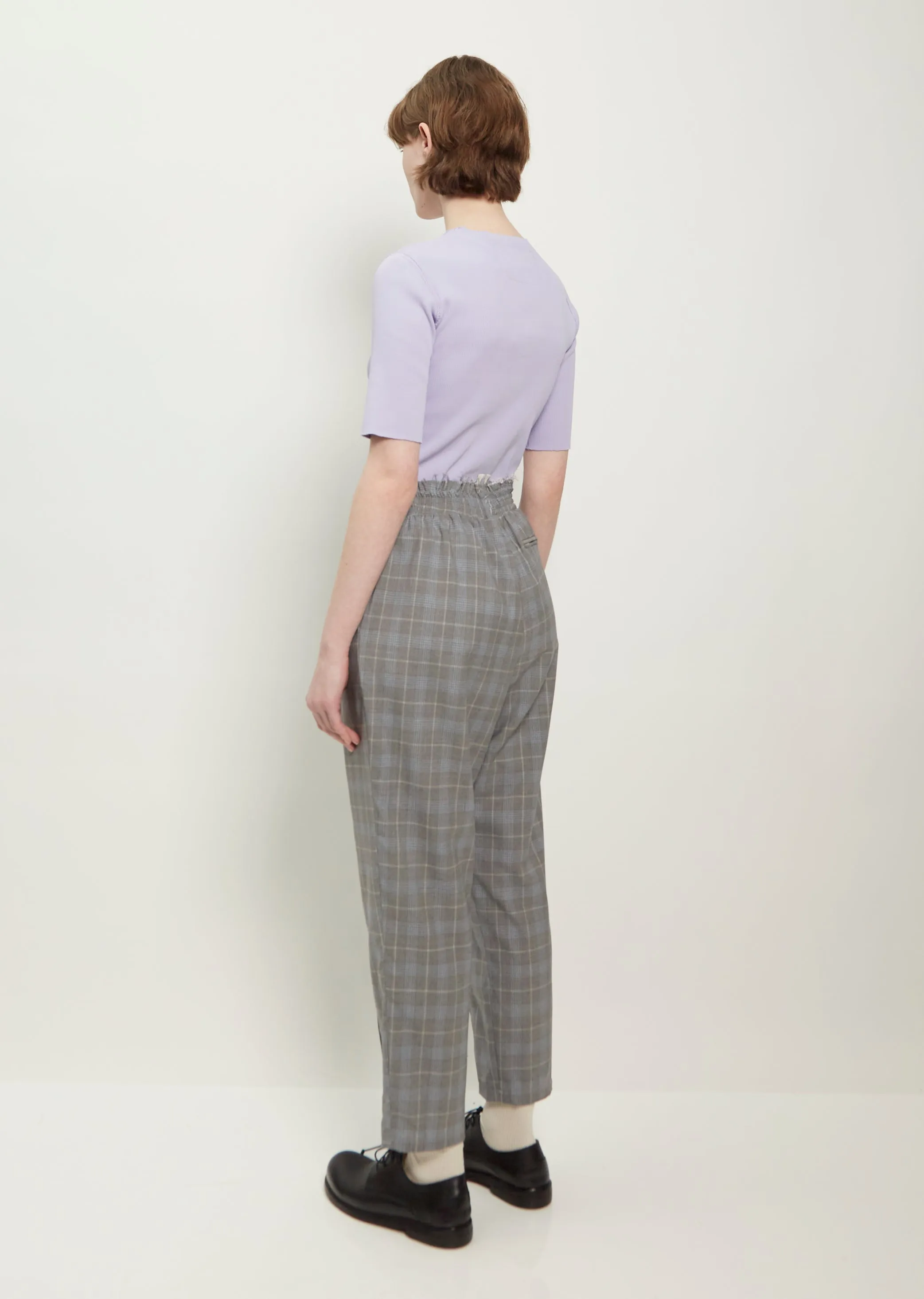 Grandma Pant — Grey Check