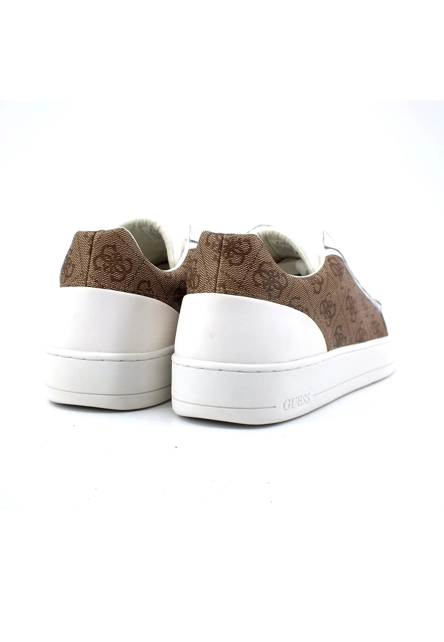 GUESS Sneaker Uomo Bicolor White Beige FM7UIIELE12