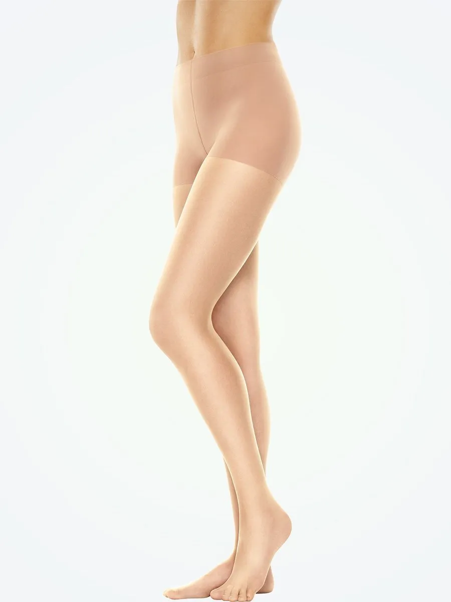 Hanes Perfect Nudes Tummy Control Girl Short Hosiery