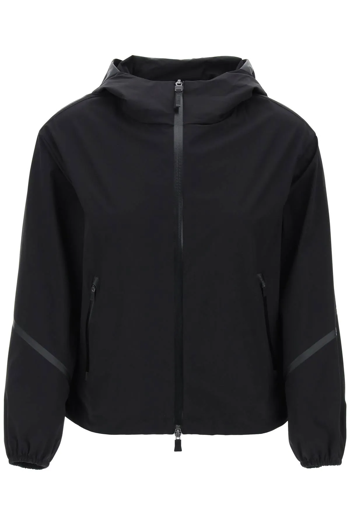 HERNO Lightweight Women's Matte Jacket - Short Hooded Water-Repellent Outerwear for SS24