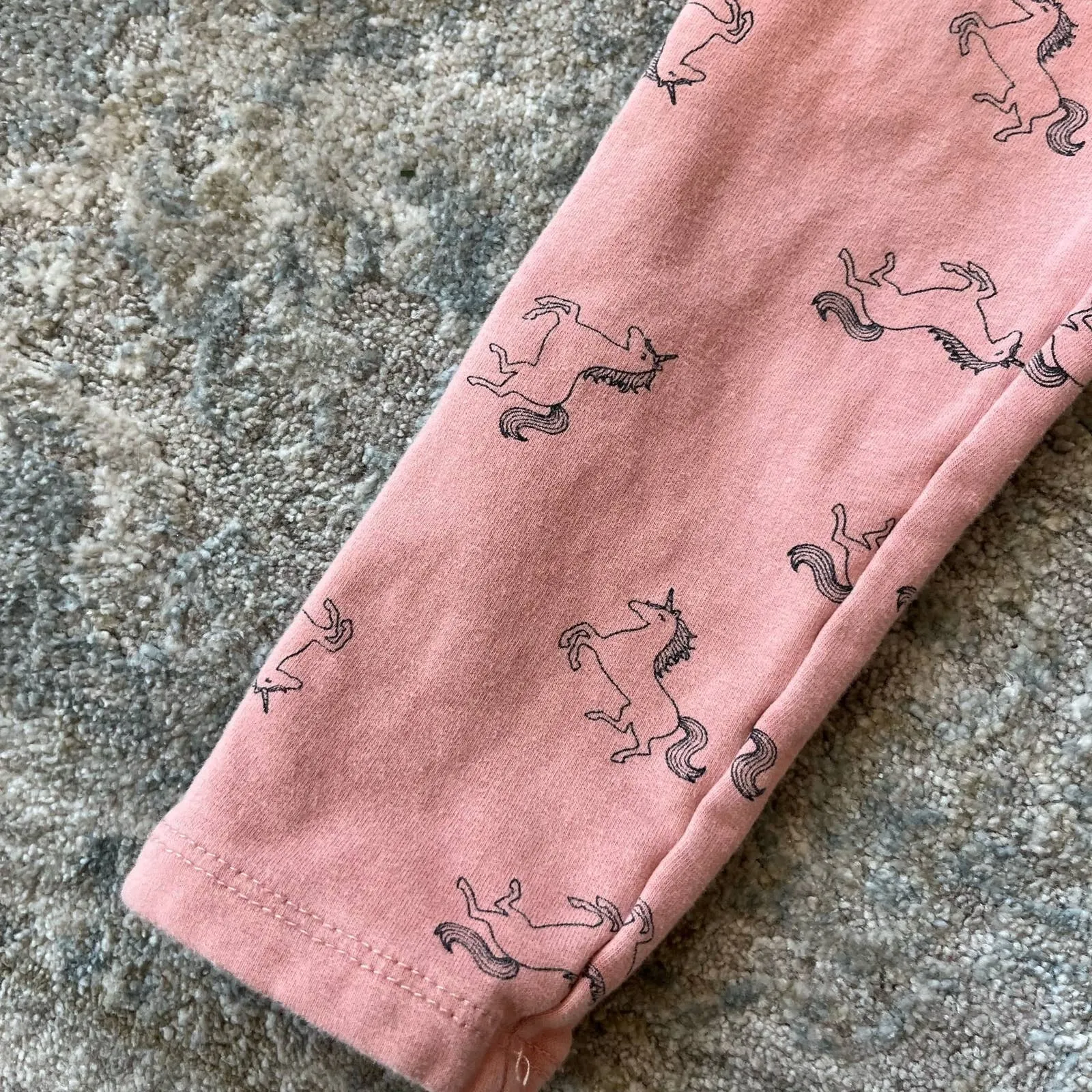 H&M Extra Soft Pink Unicorn Leggings 6