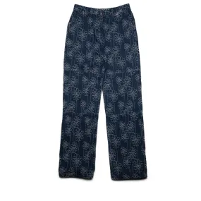 Honor The Gift Flower Jacquard Pant - Indigo