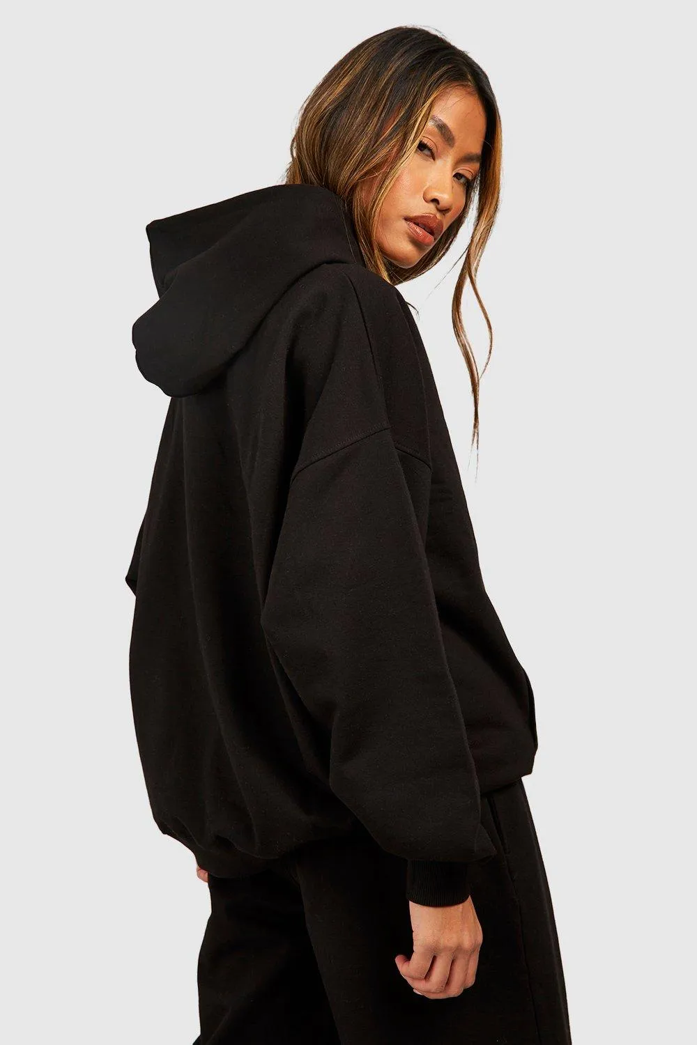 Hoodies & Sweatshirts | Dsgn Metal Trim Oversized Hoody | boohoo