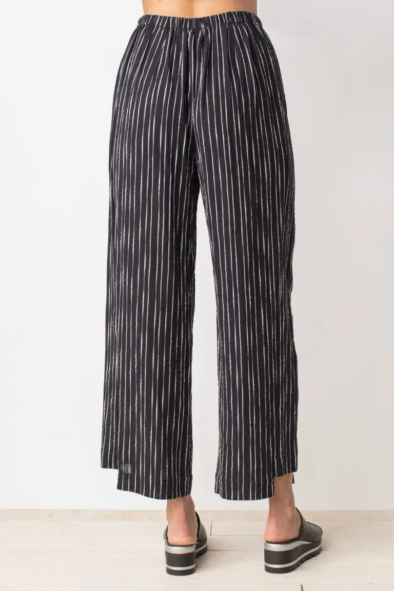 Horizontal Stripe Ankle Pant