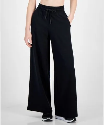 Ideology Women's Fleece Wide-Leg Pants