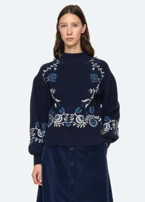 Inga Sweater - Navy