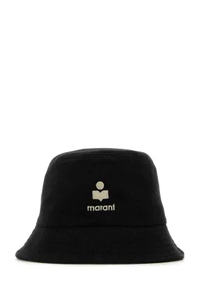 Isabel Marant Black Denim Haley Bucket Hat