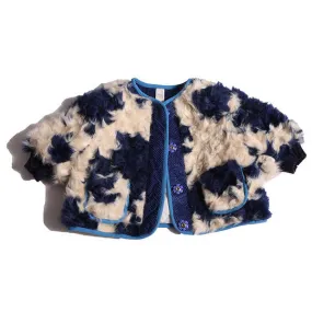 Kids Tia Cibani Baby Padded Reefer Jacket - Huron Blue