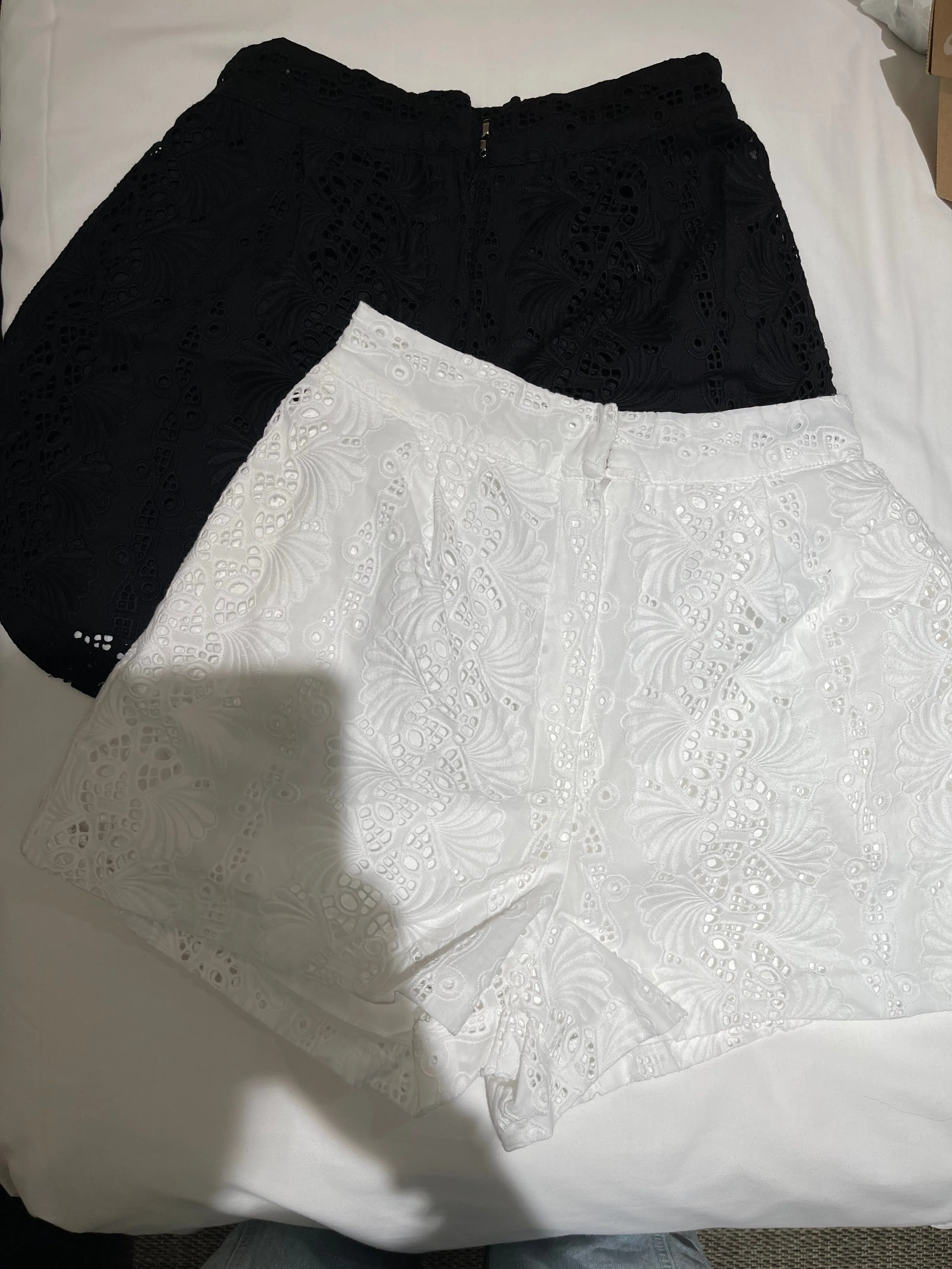 lace shorts