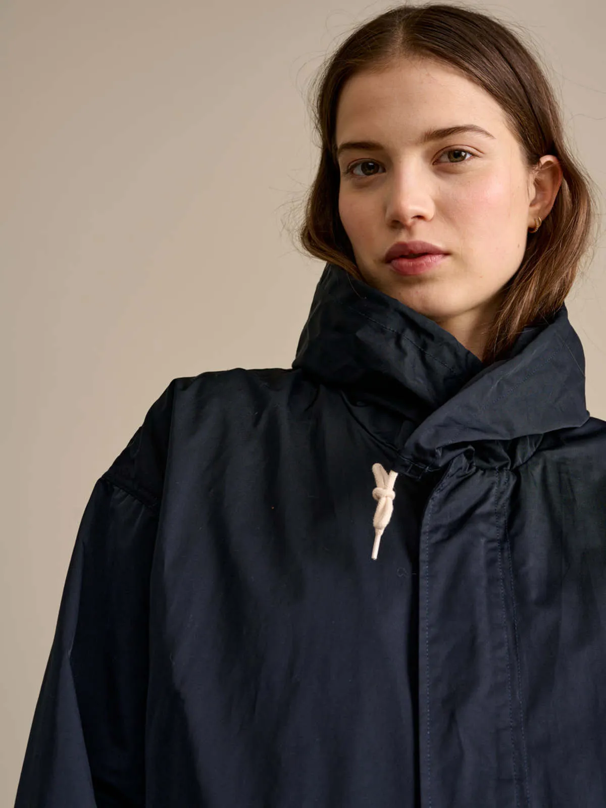 Laos Coat - Navy