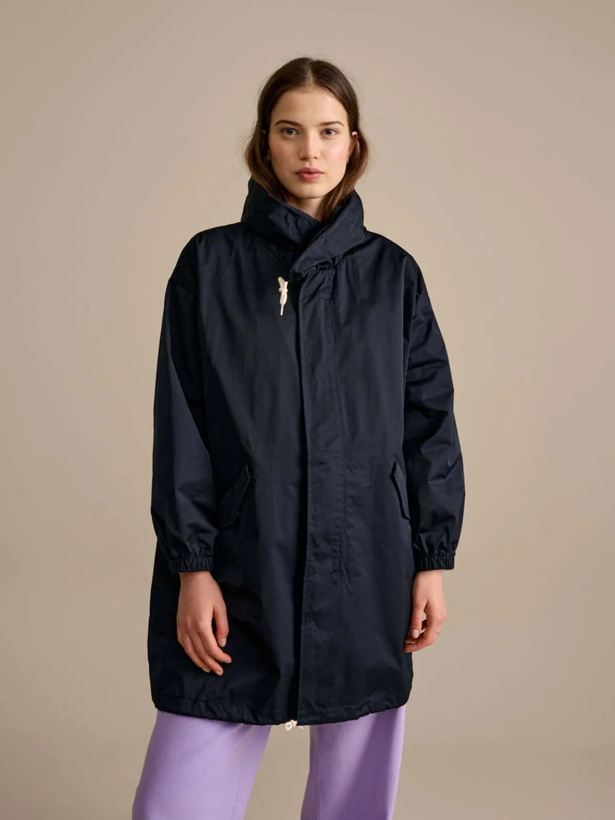 Laos Coat - Navy