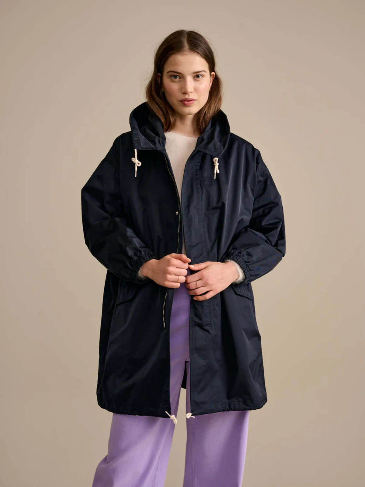 Laos Coat - Navy