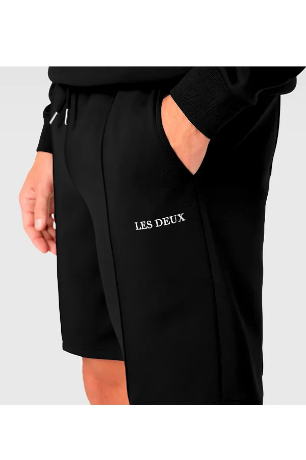 Les Deux Ballier Track Shorts Black