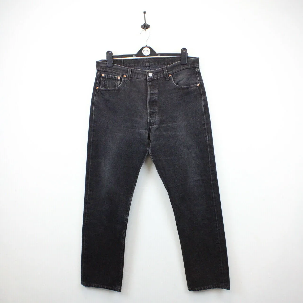 LEVIS 501 Jeans Black Charcoal | W36 L32