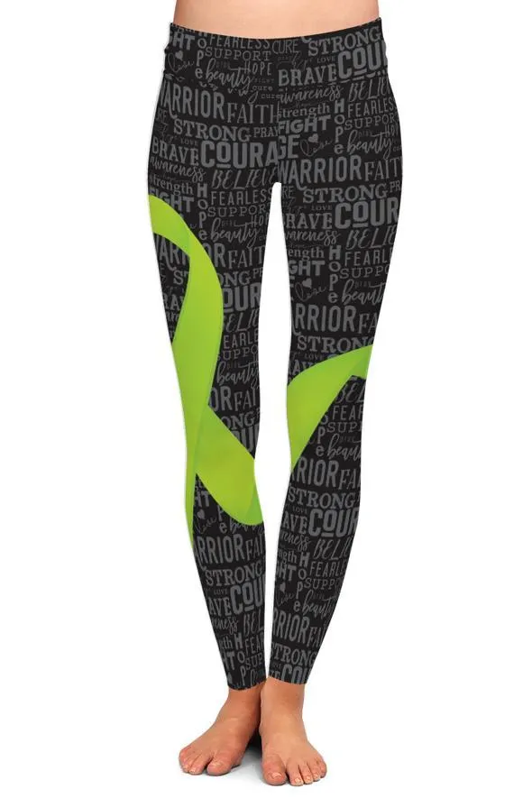 Lime Ribbon Awareness Soft Leggings