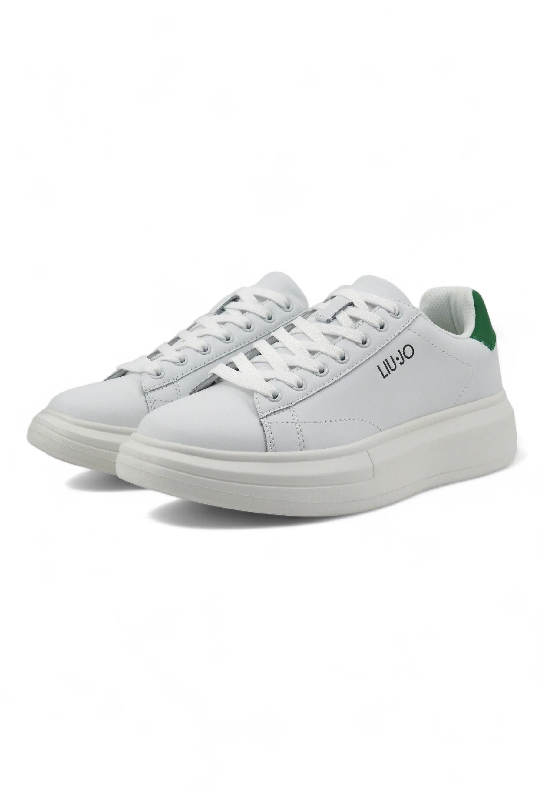 LIU JO Big 01 Sneaker Uomo White Green 7B4027-PX474