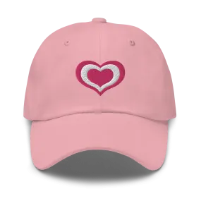 Lovely Heart Embroidery Hat