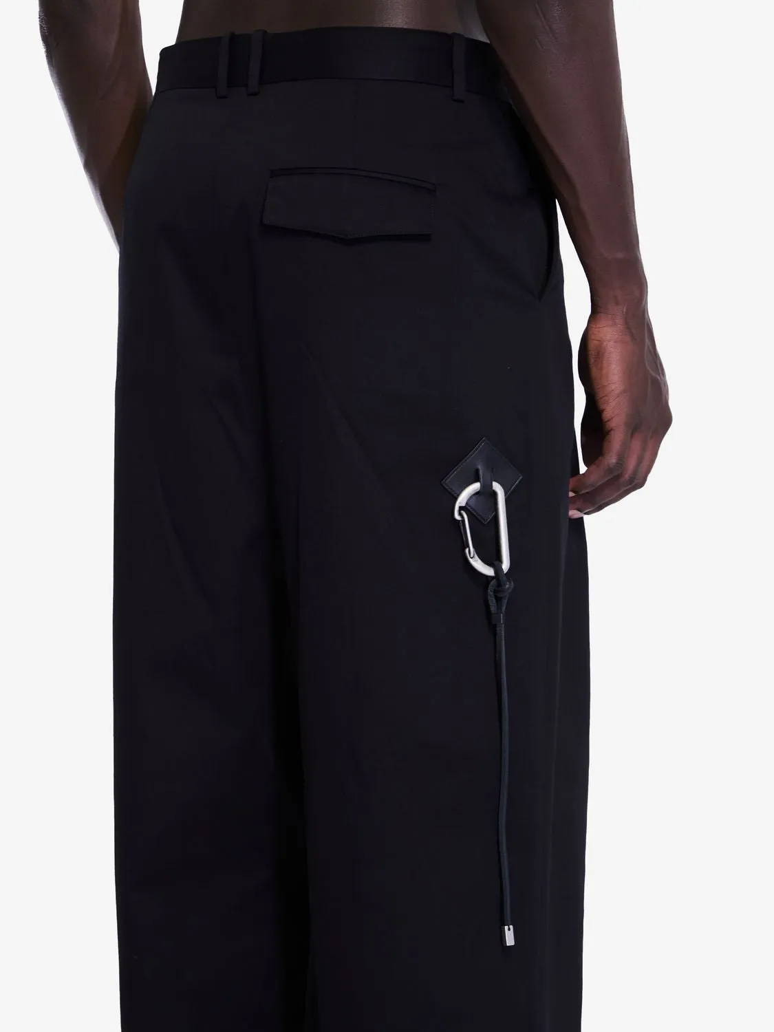 LOW CROTCH TROUSERS IN COTTON