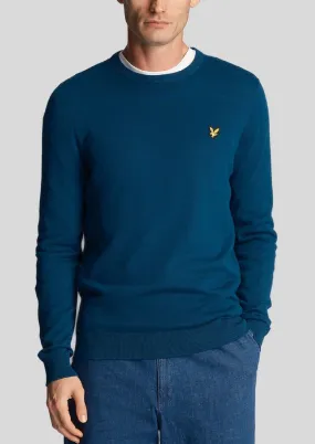 Lyle & Scott Knitted Crew Neck Jumper Apres Navy