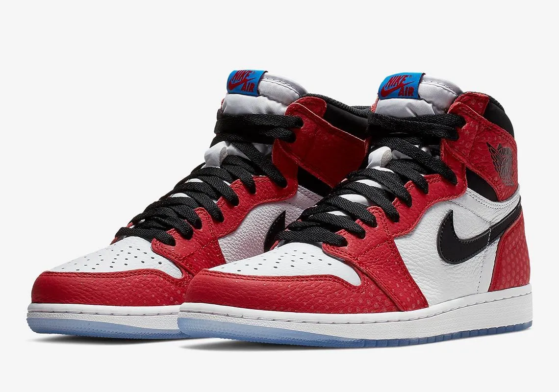 Men Air Jordan 1 Retro High Spider-Man Origin Story