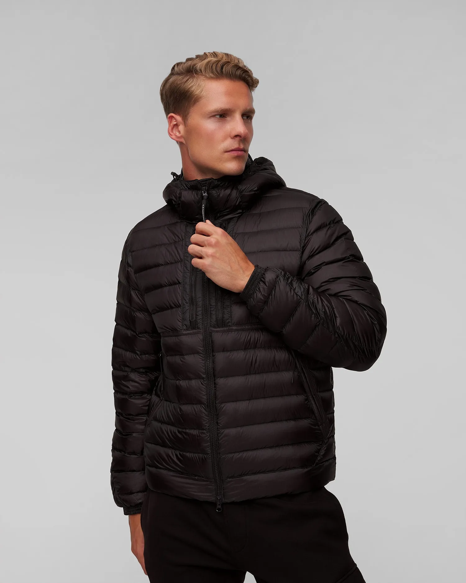 Men's black down jacket C.P. Company 17CMOW073A006099A-999