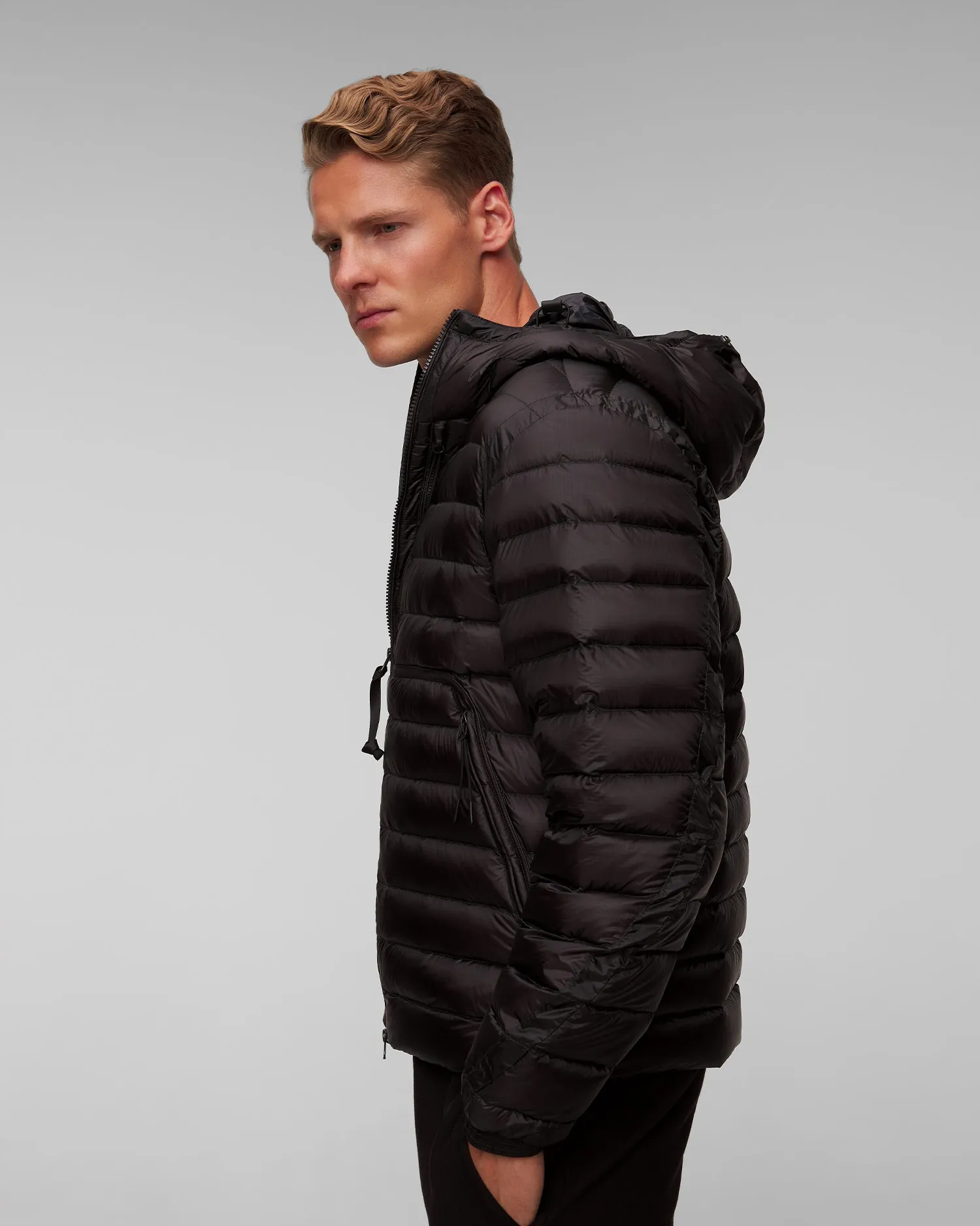 Men's black down jacket C.P. Company 17CMOW073A006099A-999