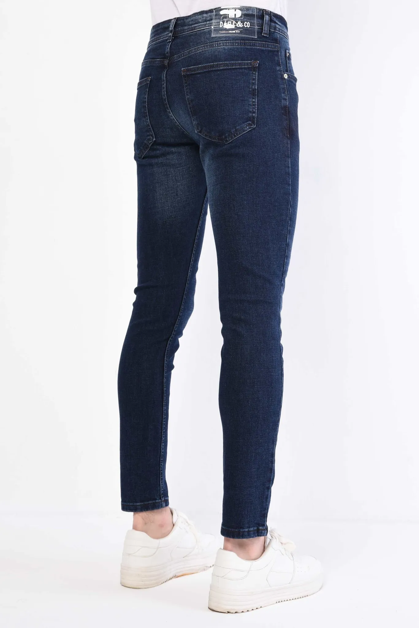 Men's Dark Blue Slim Fit Jeans | NEW |