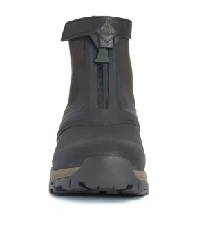 Mens apex zip wellington boots dark brown Muck Boots