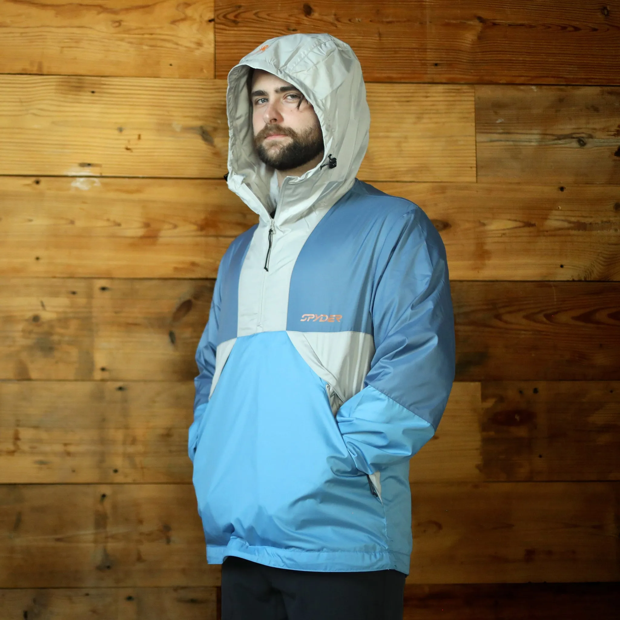 Mens Belford Windbreaker - Chambray