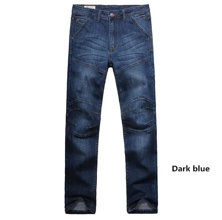 Men's Casual Mid Waist Solid Pattern Full-Length Loose Trousers