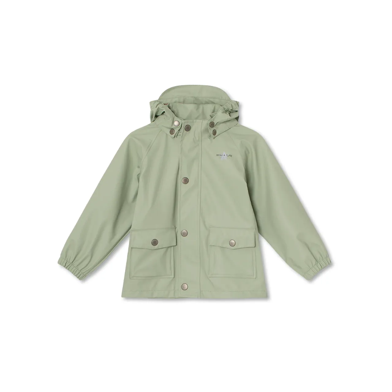 Mini A Ture Julien Rain Jacket. GRS  Desert Sage