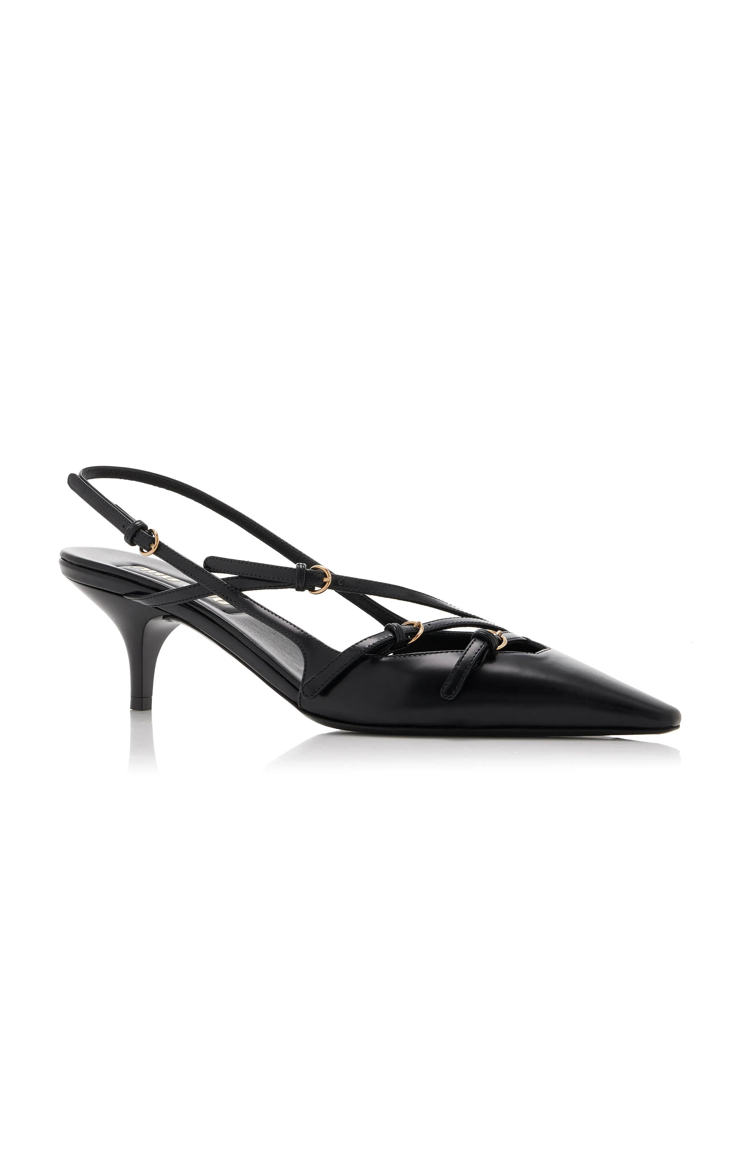 Miu Miu Leather Slingback Pumps