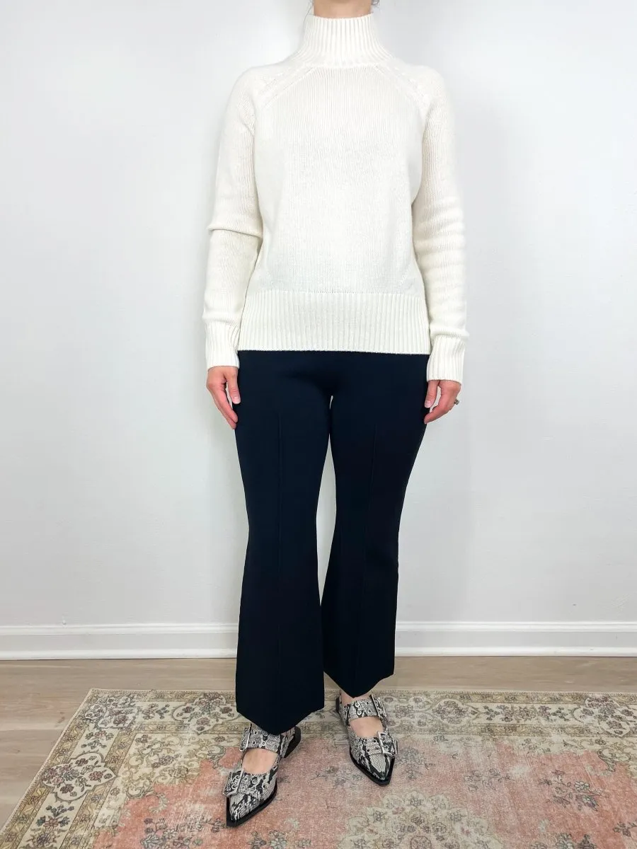 Mockneck Sweater in Fleur De Sel