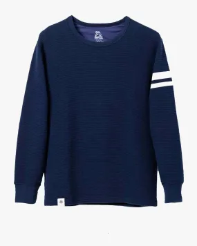 Momotaro Jeans GTB Thermal L/S Tee - Navy